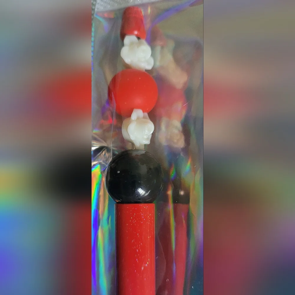 New!Beaded Christmas Pens,2 pcs.